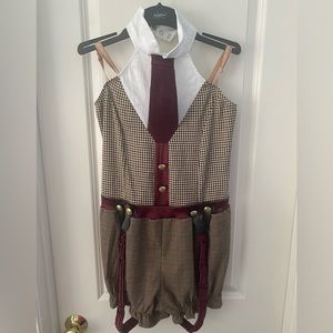 News boy dance costume.